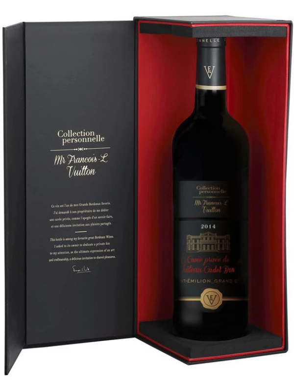 Collection personnelle. Mr Francois-L Vuitton, Cuvee Privee du Chateau Cadet-Bon, Saint-Emilion Grand Cru AOC, gift box