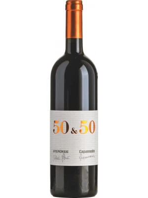 Вино Avignonesi-Capannelle, 50 & 50, Vino da Tavola di Toscana IGT 2008, 0.75 л