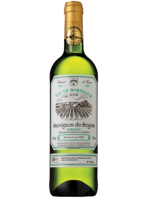 Вино Sauvignon de Seguin Bordeaux AOC 2018, 0.75 л