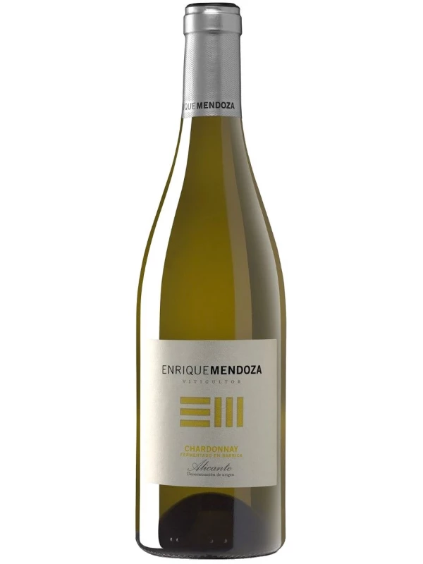 Enrique Mendoza, Chardonnay Fermentado en Barrica, Alicante DO