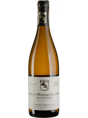 Вино Domaine Fabien Coche, Puligny-Montrachet Premier Cru Les Folatieres AOC 2018, 0.75 л