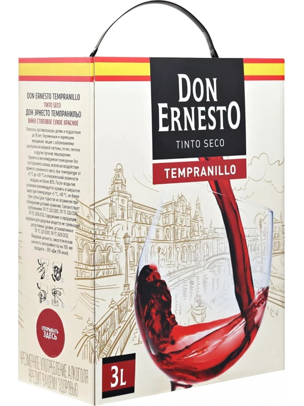 Don Ernesto Tempranillo, bag-in-box