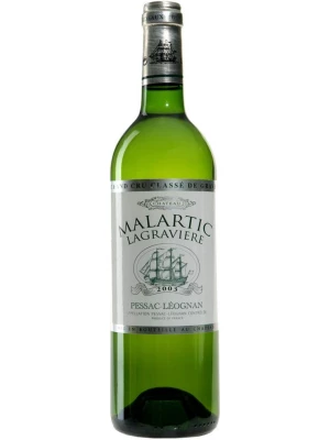 Вино Chateau Malartic Lagraviere Blanc, Pessac Leognan Grand Cru Classe de Graves 2003, 0.75 л