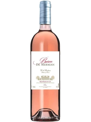 Вино Baron de Mermian Rose, Bordeaux AOC 0.75 л