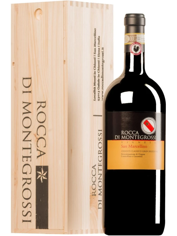 Rocca di Montegrossi, Vigneto San Marcellino Gran Selezione, Chianti Classico DOCG, wooden box