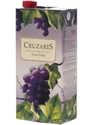 Вино Cruzares Tinto, Tetra Pak 1 л