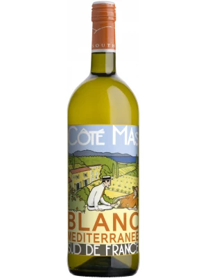 Вино Cote Mas Blanc Mediterranee, Pays d'Oc IGP 2018 0.75 л