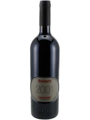 Вино Capannelle, Solare Vino da Tavola di Toscana Rosso IGT Sangiovese 2001, 0.75 л