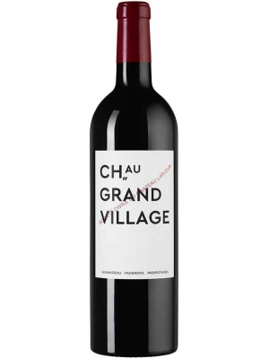 Вино Chateau Grand Village Rouge, Bordeaux AOC 2020, 0.75 л
