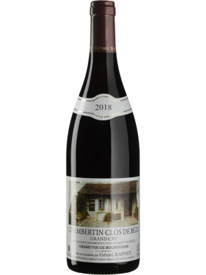 Вино Gerard Raphet, Chambertin Grand Cru Clos de Beze AOC 2018, 0.75 л