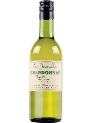 Вино Les Jamelles, Chardonnay, Pays d'Oc IGP 2018, 0.25 л