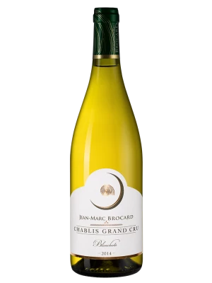 Вино Chablis Grand Cru Les Blanchots, Франция Jean-Marc Brocard (Domaine Sainte-Claire) 2014, 0.75 л
