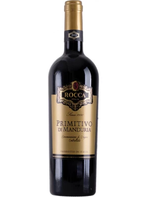 Вино Rocca Primitivo di Manduria DOC 2018, 0.75 л