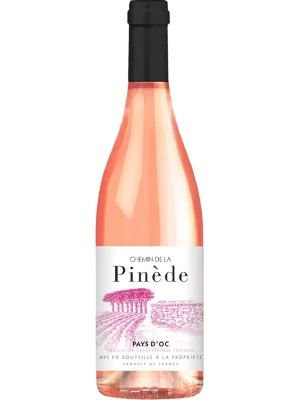 Вино Chemin de la Pinede, Rose, Pays d'Oc IGP 2018, 0.75 л