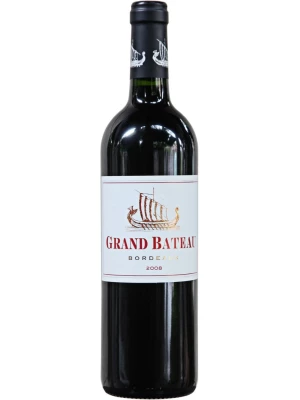 Вино Grand Bateau Rouge Bordeaux AOC 2008, 0.75 л