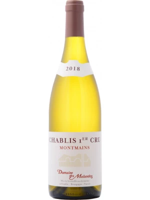 Вино Domaine des Malandes, Chablis Premier Cru Montmains AOC 2018, 0.75 л