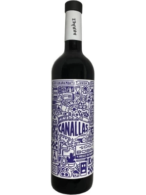 Вино Bodegas Arraez, Canallas Bobal, Valencia DO 0.75 л