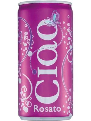 Вино Ciao Rosato, Marca Trevigiana IGT, in can 0.2 л