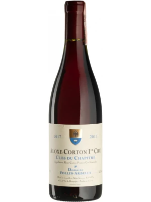 Вино Domaine Follin-Arbelet, Aloxe-Corton 1er Cru Clos du Chapitre AOC 2017, 0.75 л