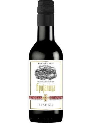 Вино Брояница Вранац 0.187 л