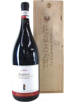 Вино Fontanafredda, La Rosa, Barolo DOCG wooden box 2011, 1.5 л