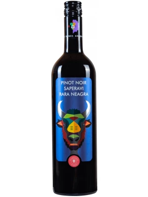 Вино Castel Mimi, AnimAliens Pinot Noir-Saperavi-Rara Neagra 2020, 0.75 л