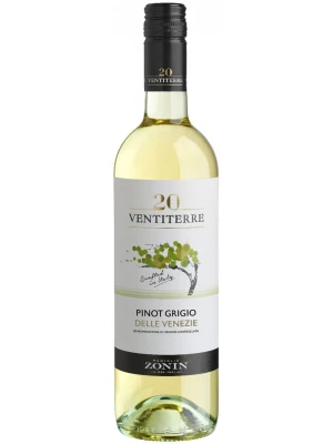 Вино Zonin, 20 Ventiterre Pinot Grigio delle Venezie DOC 2021, 0.75 л