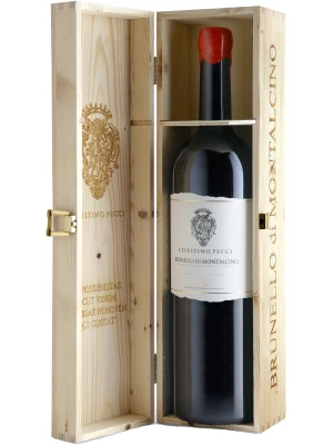 Вино Celestino Pecci, Brunello di Montalcino DOCG, wooden box 2018, 1.5 л