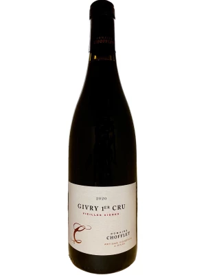 Вино Domaine Chofflet, Givry 1er Cru Vieilles Vignes AOC 2020, 0.75 л