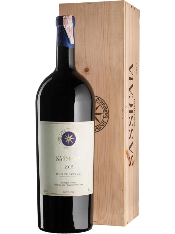 Sassicaia, Bolgheri Sassicaia DOC, wooden box