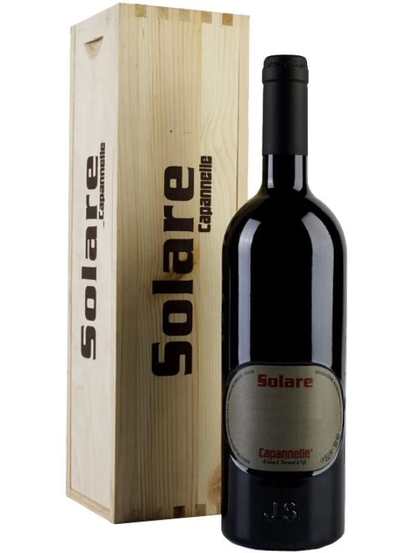 Capannelle, Solare Vino da Tavola di Toscana Rosso IGT Sangiovese, wooden box