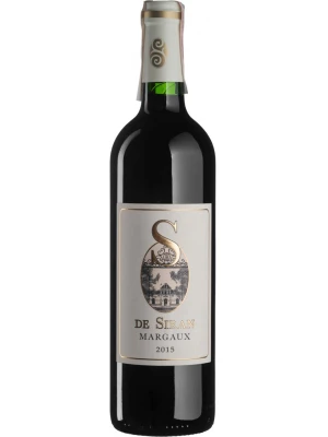Вино S de Siran, Margaux AOC 2015, 0.75 л