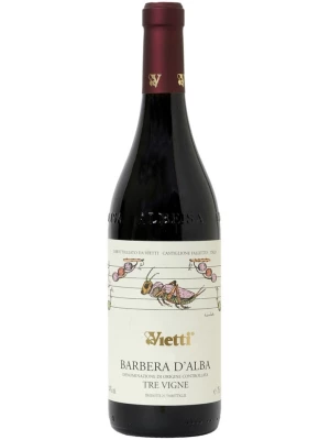 Вино Vietti, Barbera d'Alba Tre Vigne DOC 2017, 0.75 л