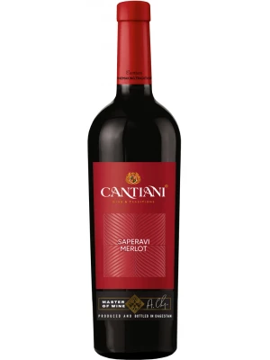 Вино Cantiani Saperavi-Merlot 0.75 л