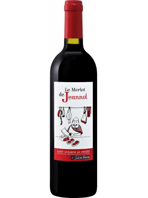 Вино Le Merlot de Jeannot, Saint Guilhem le Desert IGP 0.75 л