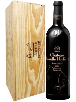 Вино Chateau Leoville Poyferre, wooden box 2020, 0.75 л