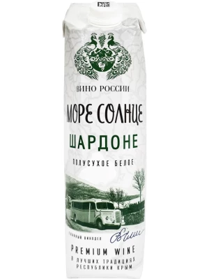 Вино Море Солнце Шардоне, Тетра Призма 1 л