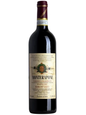 Вино Monteraponi, Baron Ugo Riserva, Chianti Classico DOCG 2009, 0.75 л