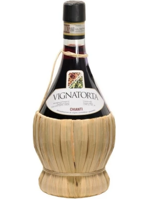Вино Castellare di Castellina, Vignatorta, Chianti DOCG, in Fiasco 2019, 0.75 л