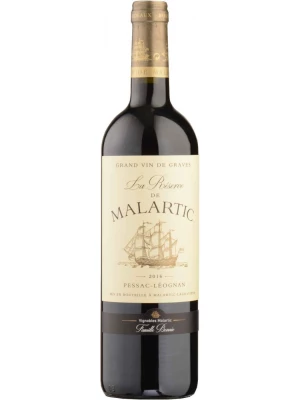 Вино La Reserve de Malartic Rouge, Pessac-Leognan AOC 2016, 0.75 л