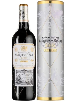 Вино Herederos del Marques de Riscal Reserva, Rioja DOC, gift box 2019, 0.75 л