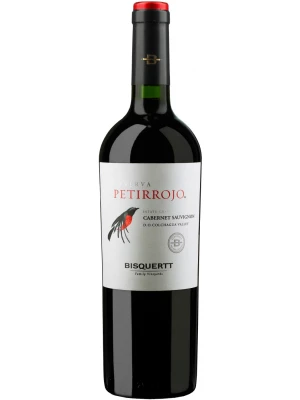 Вино Bisquertt, Petirrojo Reserva, Cabernet Sauvignon, Colchagua Valley DO 2021, 0.75 л
