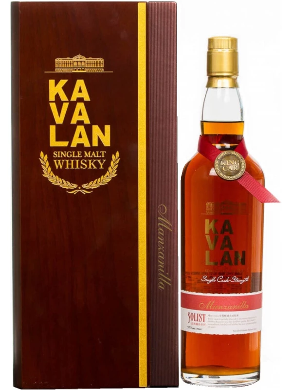Kavalan, Solist Manzanilla Single Cask (57,1%), wooden box