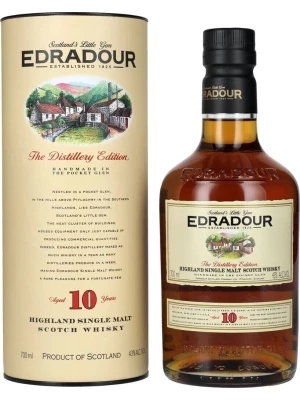 Виски Edradour 10 Years Old (43%), in tube 0.7 л