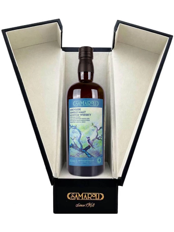 Samaroli, Glenrothes Speyside Single Malt, leather gift box