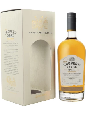Виски The Cooper's Choice Ardmore Single Malt Bourbon Cask Matured, gift box 2013 0.7 л