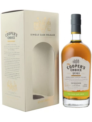 Виски The Cooper's Choice Inchgower Single Malt Calvados Cask Finish, gift box 2011 0.7 л