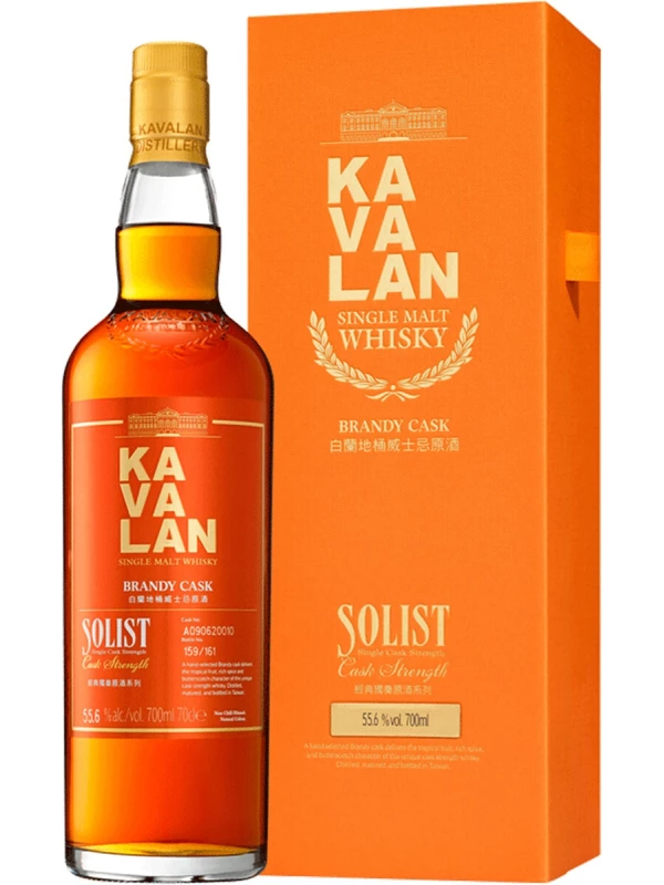 Kavalan, Solist Brandy Single Cask (55,6%), gift box