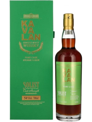 Виски Kavalan, Solist Port Cask (54%), gift box 0.7 л