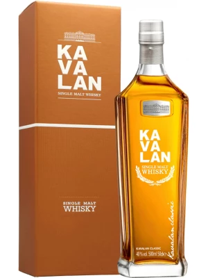 Виски Kavalan Single Malt, gift box 0.5 л